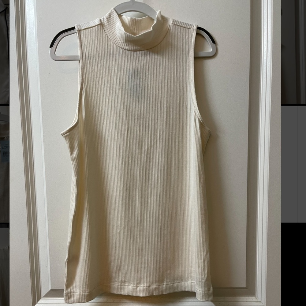 Ann Taylor Loft 
Sleeveless top 
Sm petite 
New with tags